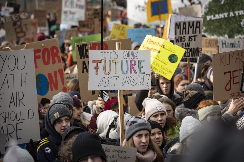 Demonstration in Berlin.