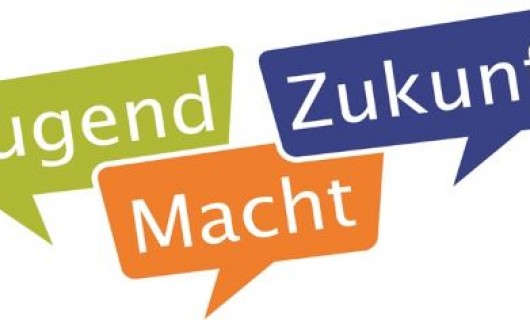 Logo mit Schriftzug mit Jugend Macht Zukunft